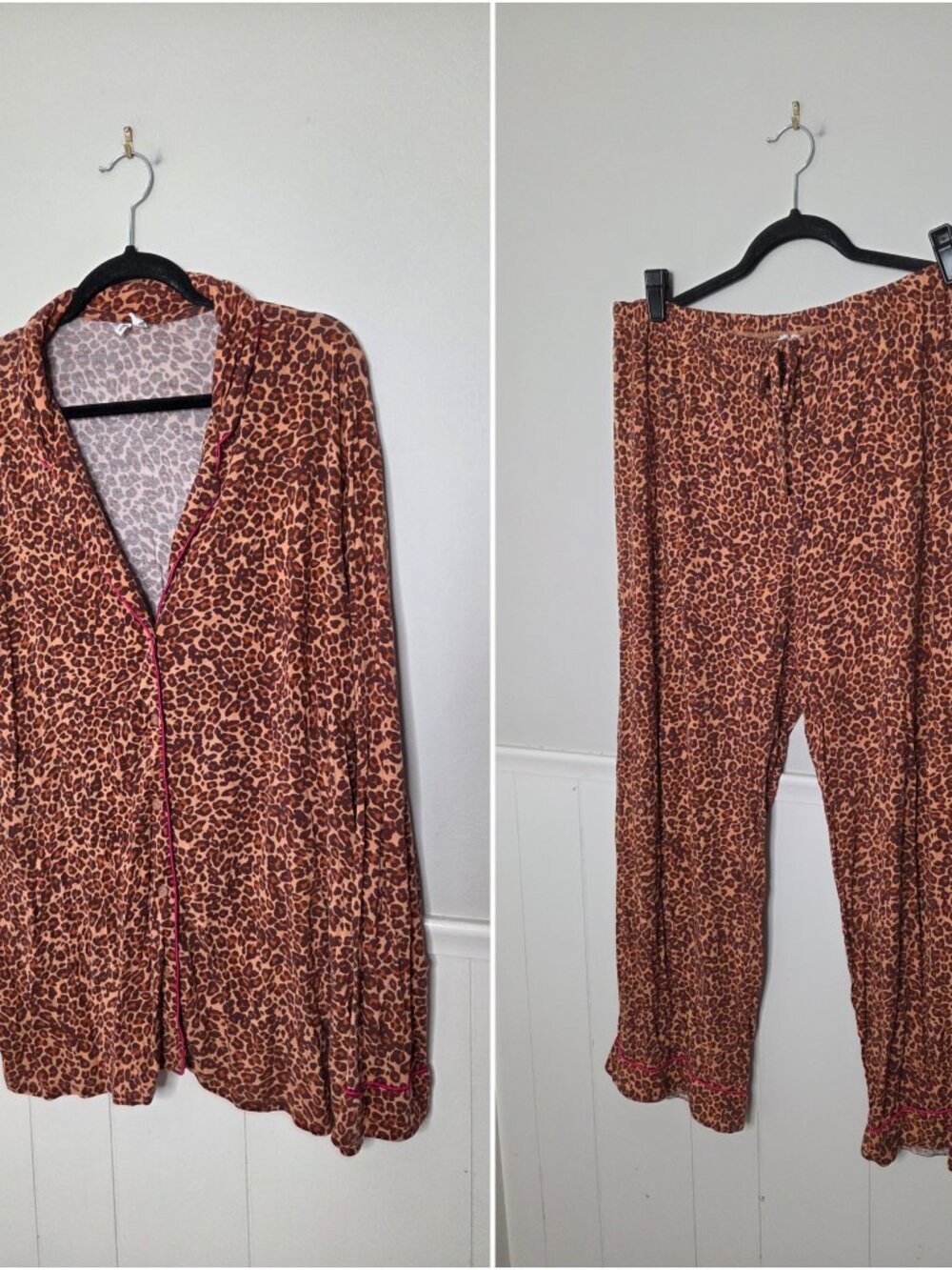 NORDSTROM Cheetah Print Bamboo Pajama Set